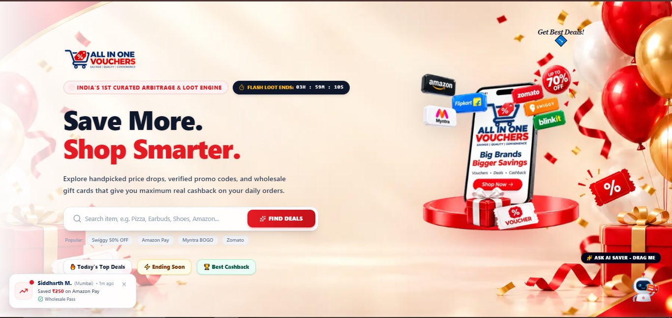 All-In-One Voucher Platform